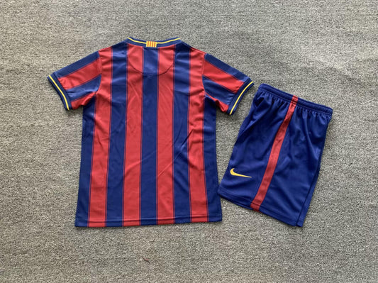 2009/2010 Retro Kids Size Barcelona Home Football Shirt 1:1 Thai Quality