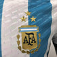 2022 FIFA World Cup Player Version Argentina National Team Home Jersey