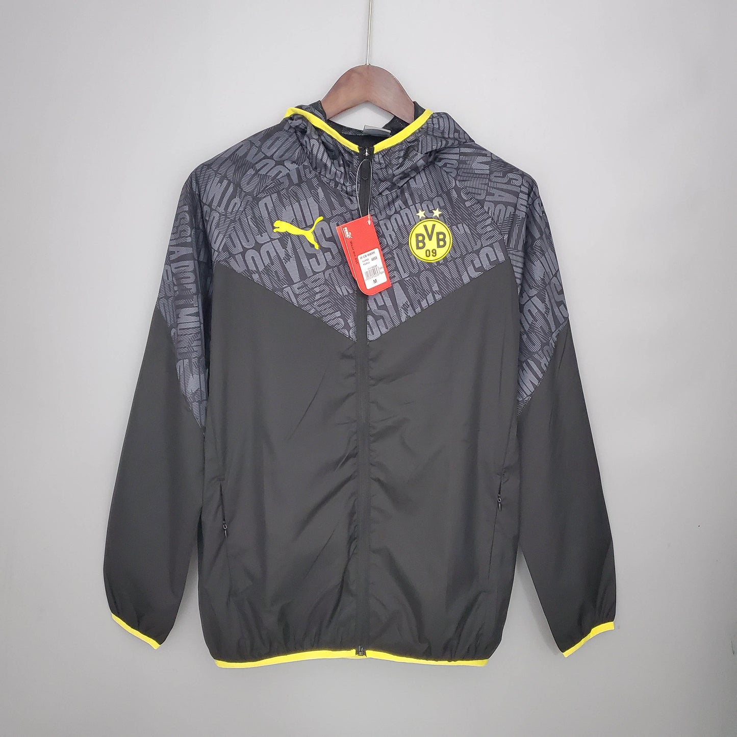 2021/2022 Dortmund Jersey Windbreaker Black-Grey