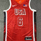 Unisex Women's USA Basketball Sabrina Ionescu Nike Red 2024 Swingman Player Jersey