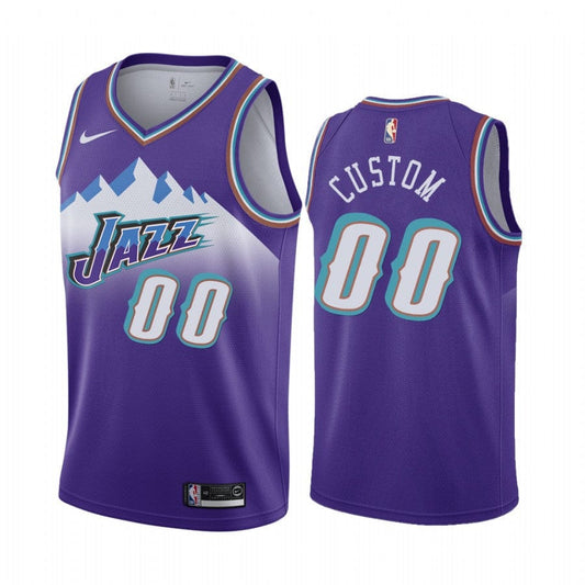 Custom Utah Jazz Thowback Jersey