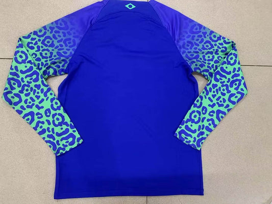 2022 FIFA World Cup Long Sleeve Brazil Away Soccer Jersey