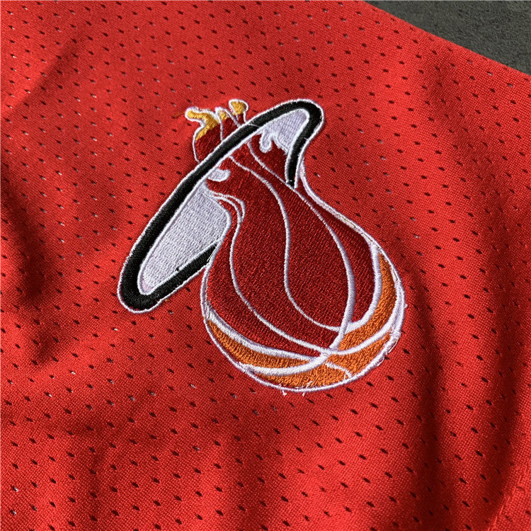 Miami Heat JUST DON retro shorts red