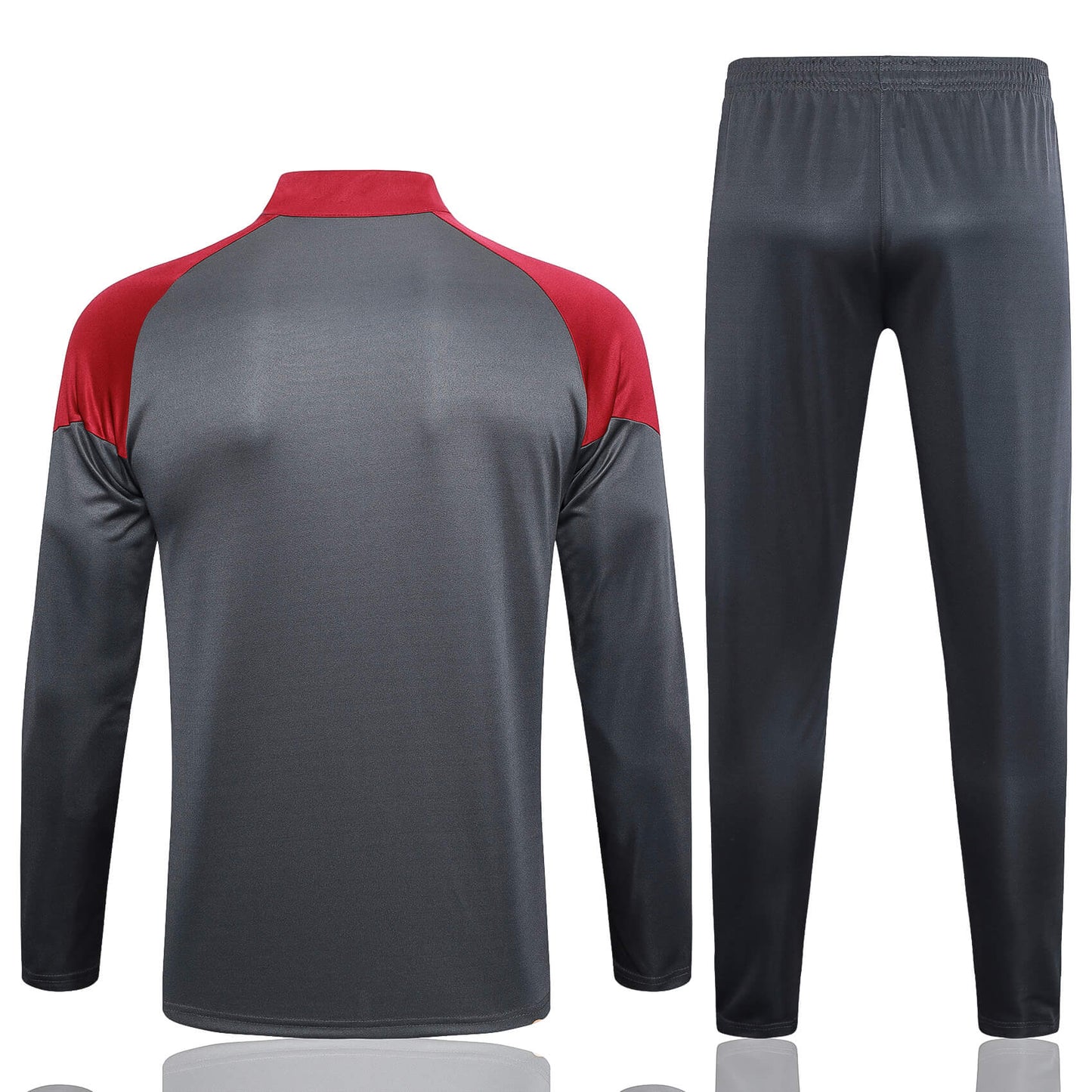 2023/2024 Manchester City long sleeves Training Suit Red-Grey Football Shirt 1:1 Thai Quality