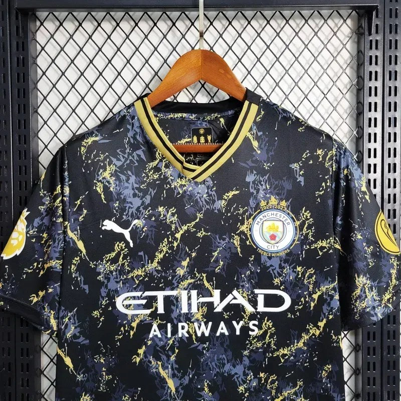 2023/2024 Manchester City Edisi Khusus Kaos Sepak Bola 1:1 Kualitas Thailand