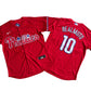 Men's Philadelphia Phillies 10# J.T. Realmuto Red Cool Base Jersey