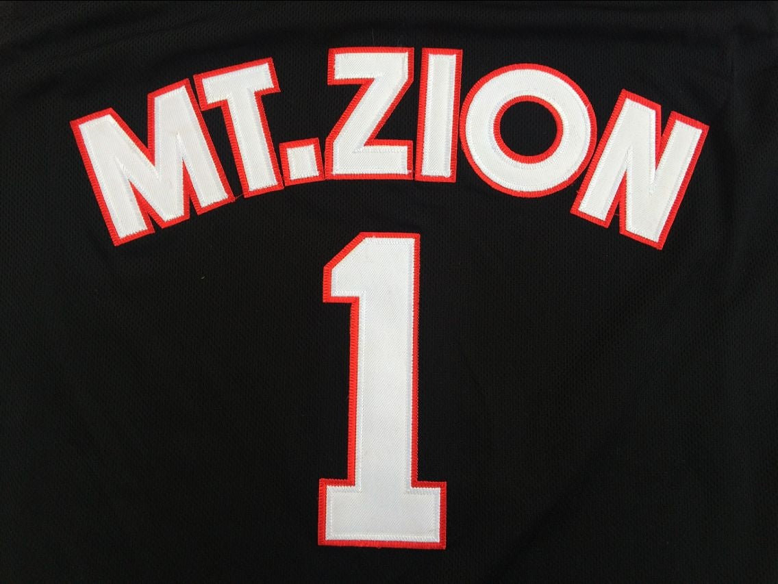 NCAA Mount Zion Christian College No. 1 McGrady Black University Edition Jersey