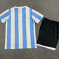 1986 Retro Kids Size Argentina National Team Home Jersey