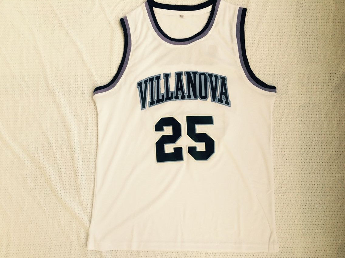 NCAA Villanova University No. 25 Mikal Bridges White Jersey