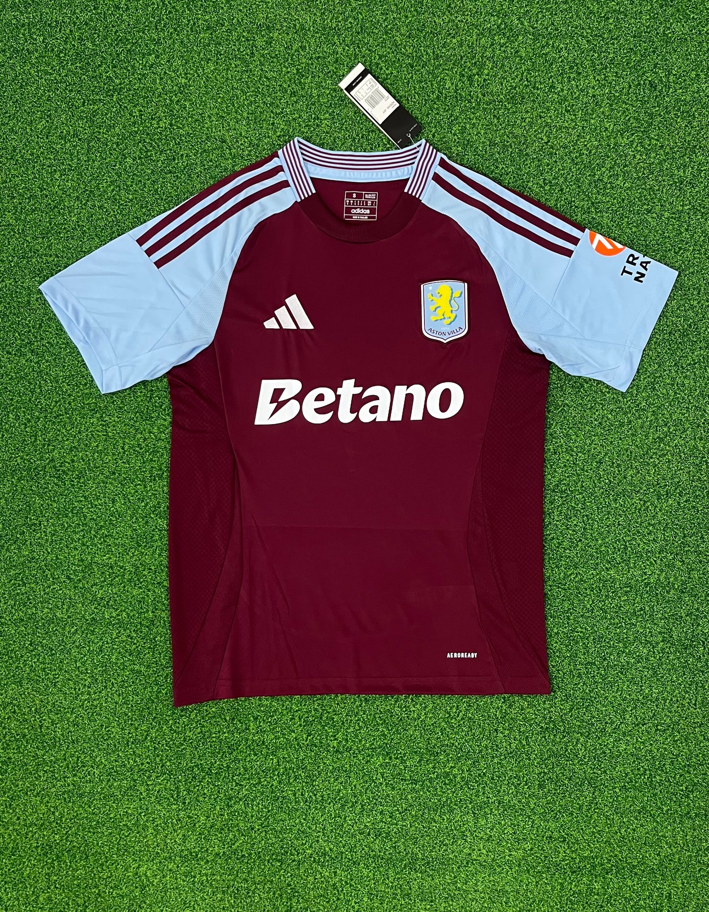 24-25 Aston Villa Home Fan Edition Embroidered Jersey