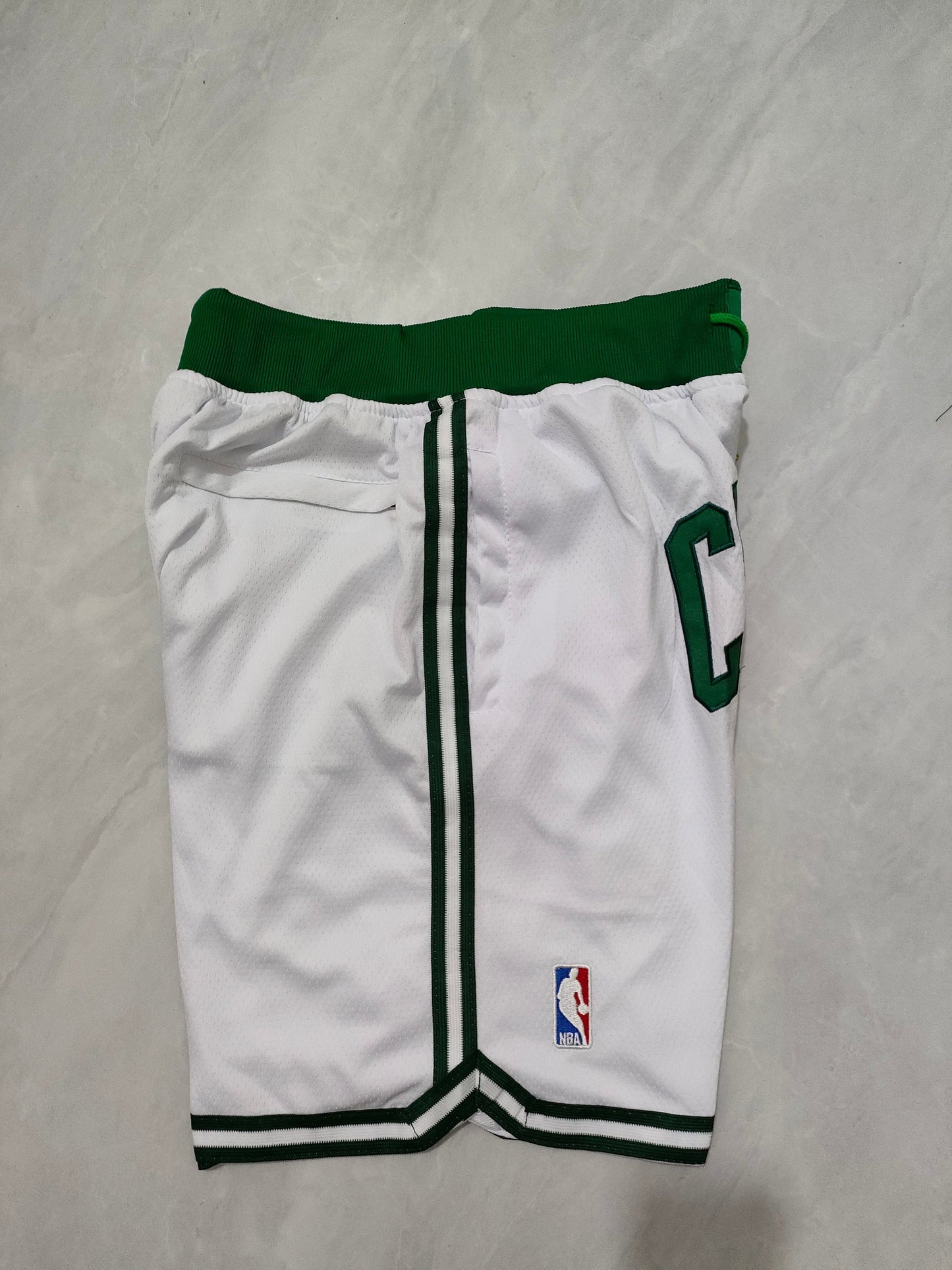 Boston Celtics Regular White Pocket Pants