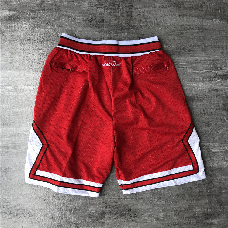 Chicago Bulls JUST DON co-branded shorts Chicago version