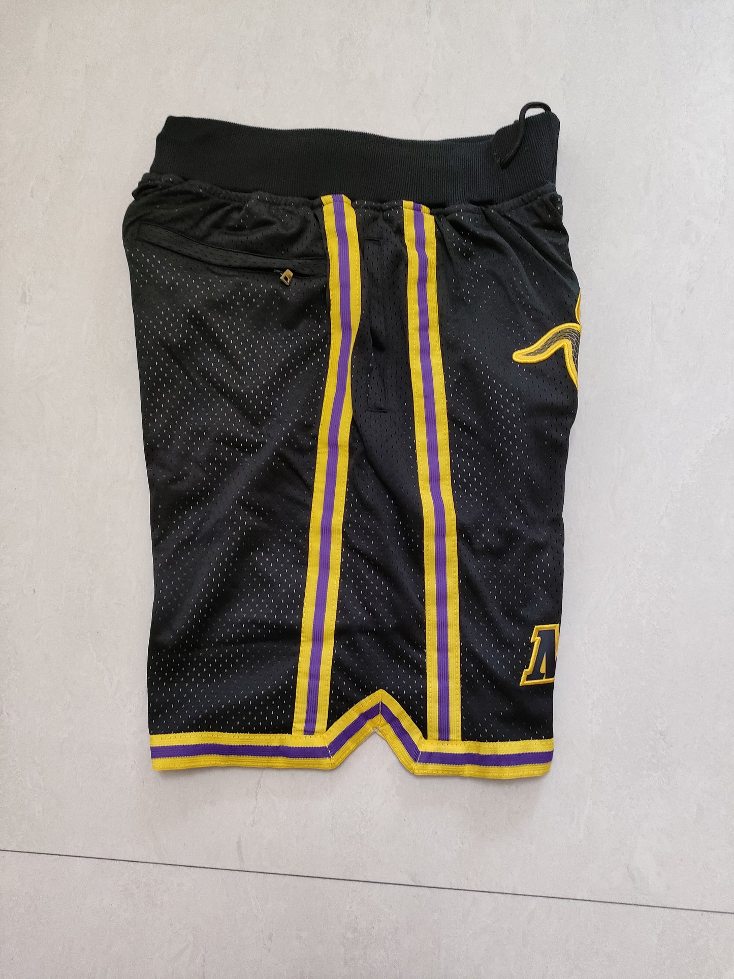 Los Angeles Lakers Mamba Black Snakes Size 8 Pocket Pants