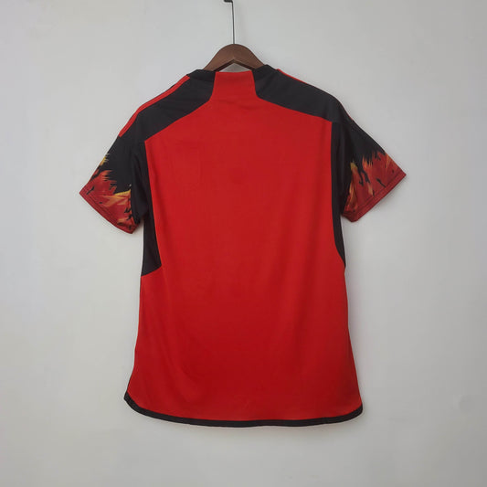 2022 FIFA World Cup Belgium Home Soccer Shirt