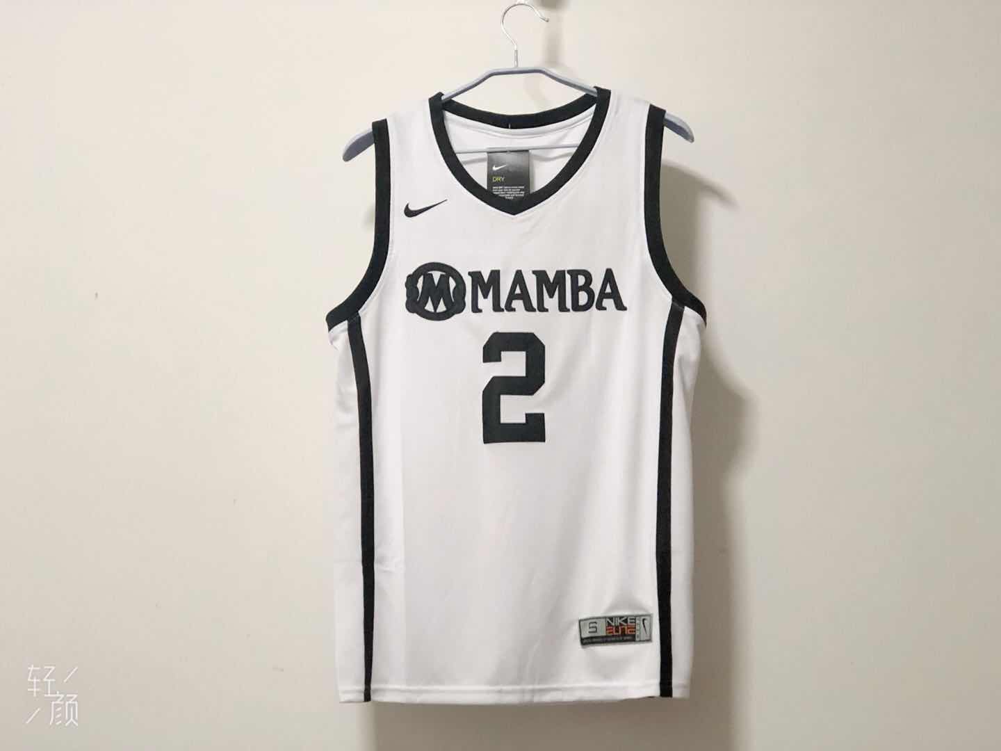 NCAA Kobe Bryant's daughter No. 2 GIGI white jersey