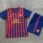 2011/2012 Retro Kids Size Barcelona Home Football Shirt 1:1 Thai Quality