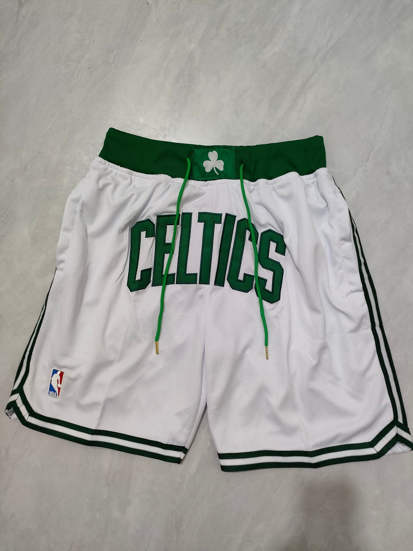 Boston Celtics Regular White Pocket Pants