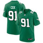 Fletcher Cox Kelly Green Philadelphia Eagles Throwback-Trikot