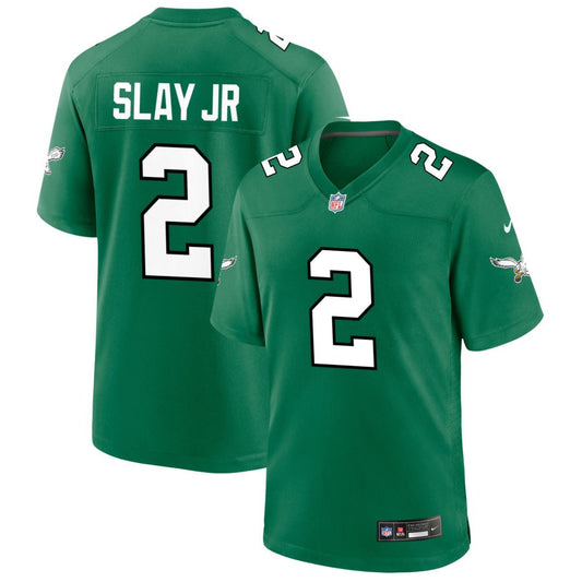 Darius SLay Jr Kelly Green Philadelphia Eagles Throwback Jersey