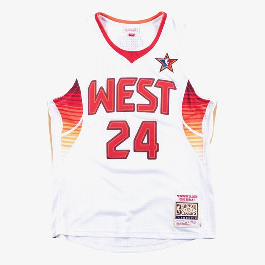 Men's Kobe Bryant White Hardwood Classics 2009 NBA All-Star Game Jersey