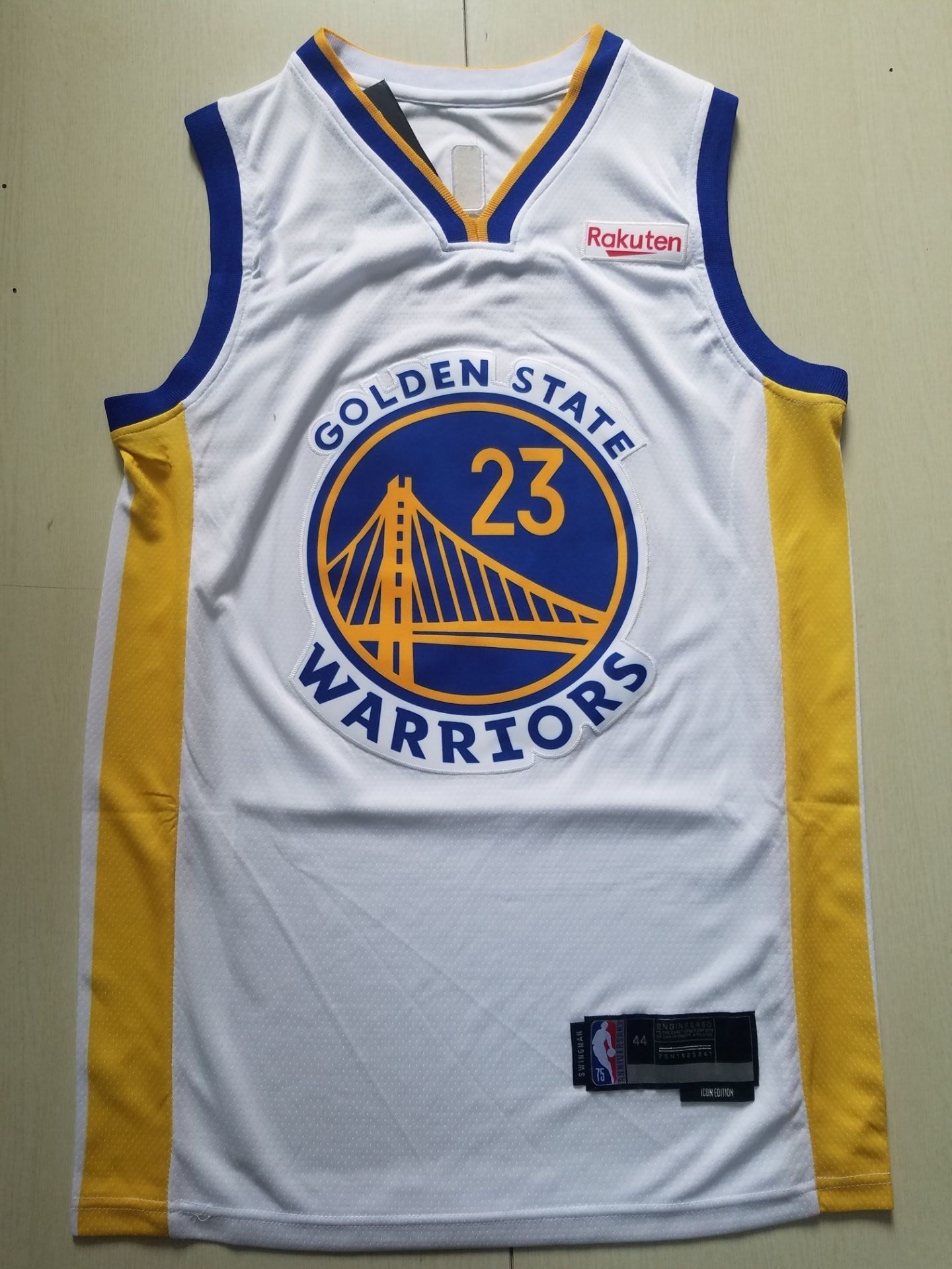 Herren-Klassiker-Spielertrikot der Golden State Warriors Draymond Green #23 in Weiß