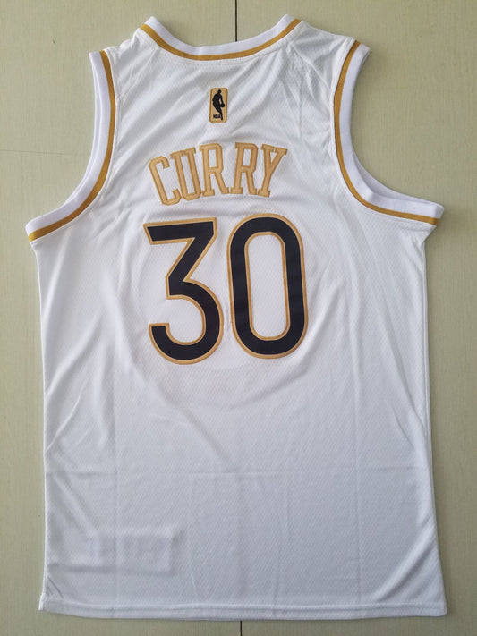 Stephen Curry #30 Swingman-Trikot der Golden State Warriors in Weiß für Herren