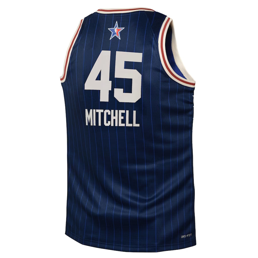 Donovan Mitchell Jordan Brand Navy 2024 NBA All-Star Game Swingman-Trikot für Jugendliche