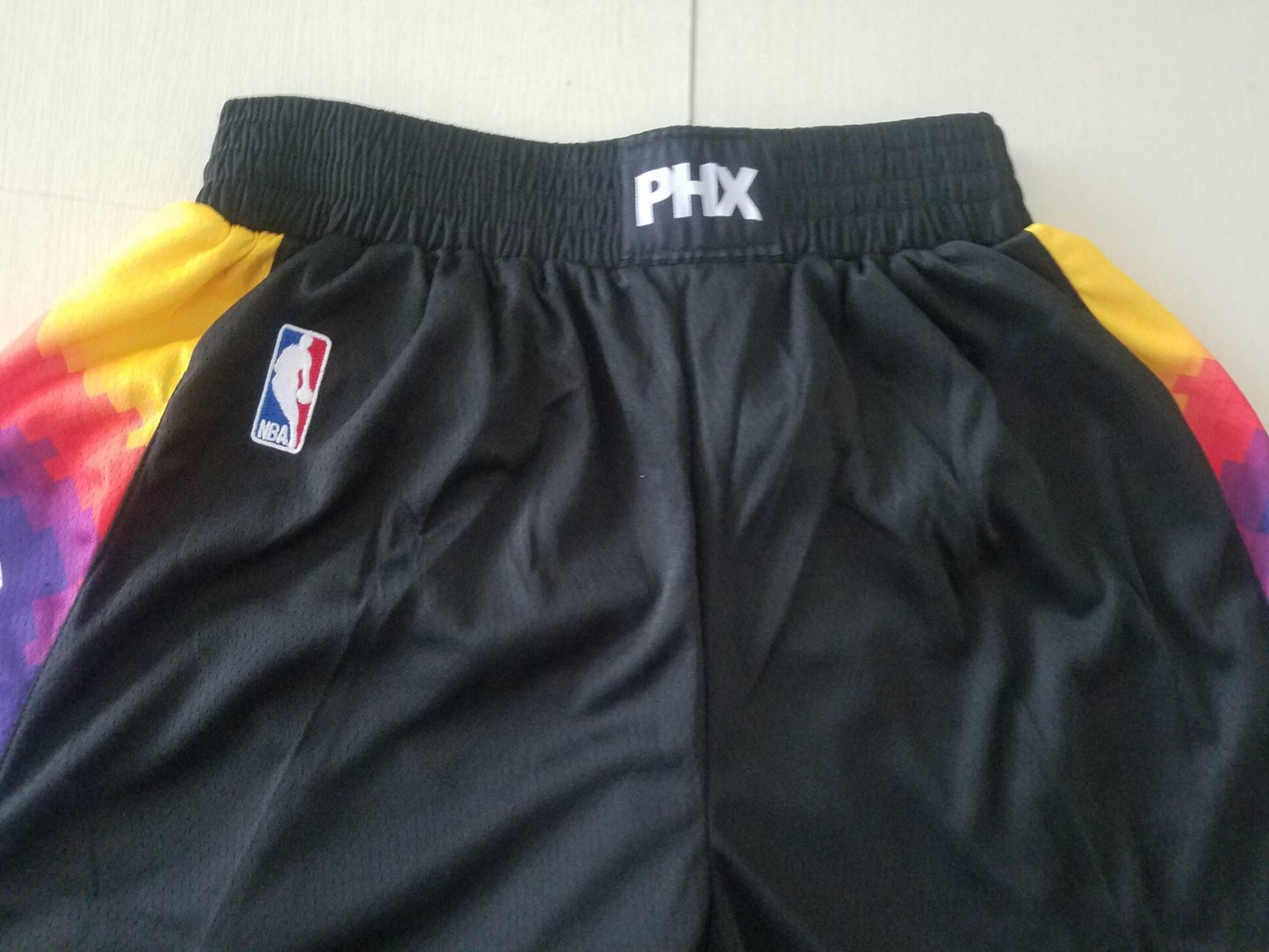 Schwarze New City Edition-Basketballshorts der Phoenix Suns für Herren