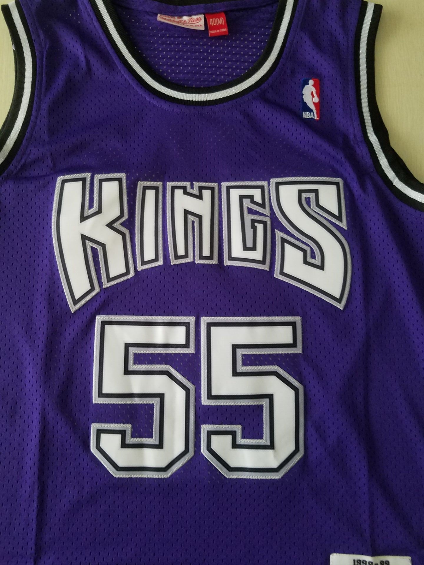 Men's Sacramento Kings Jason Williams Purple Hardwood Classics Swingman Jersey