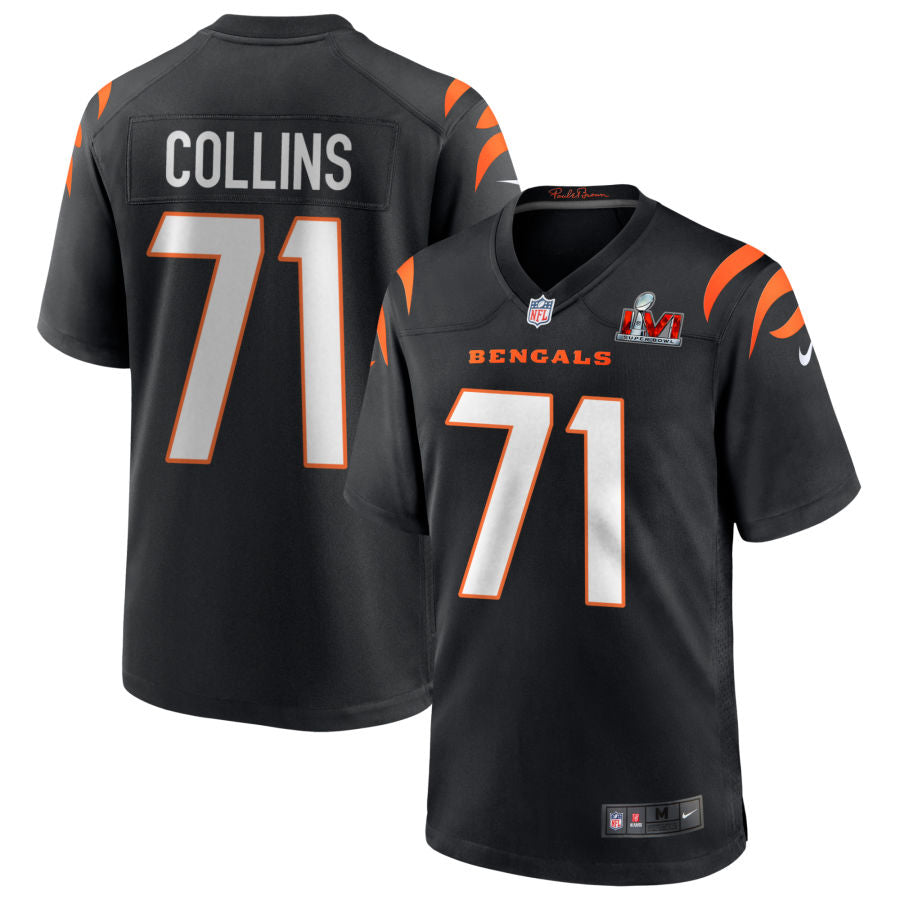 La'el Collins Cincinnati Bengals Nike Super Bowl LVI Game Jersey - Black