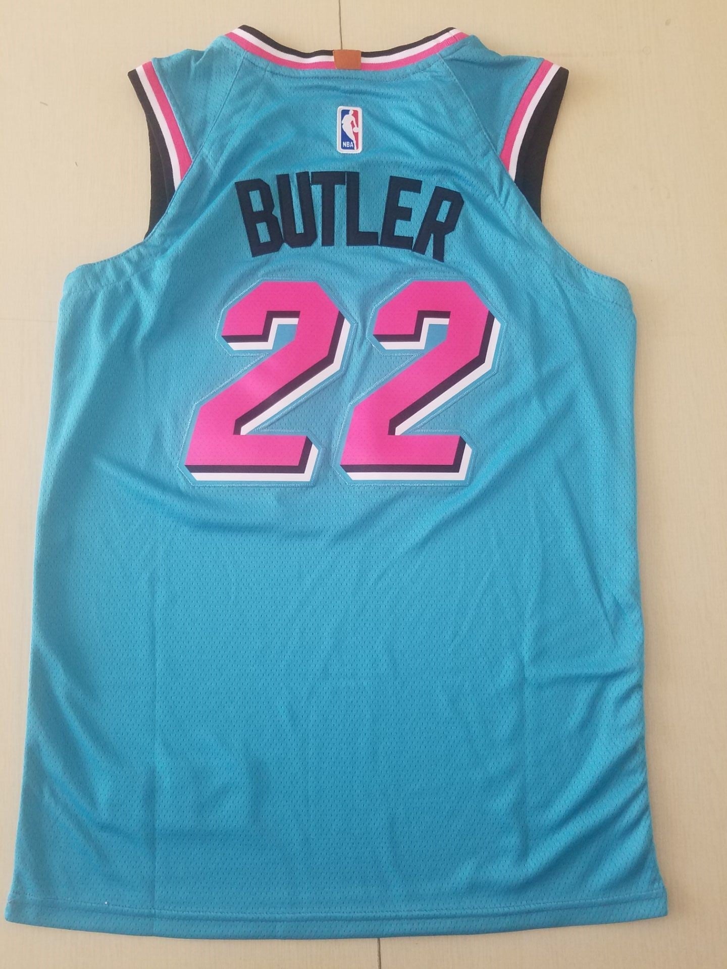 Men's Miami Heat Jimmy Butler #22 NBA Blue Swingman Jersey