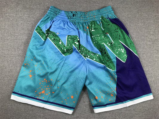 Men's Charlotte Hornets Teal Swingman Pocket Shorts