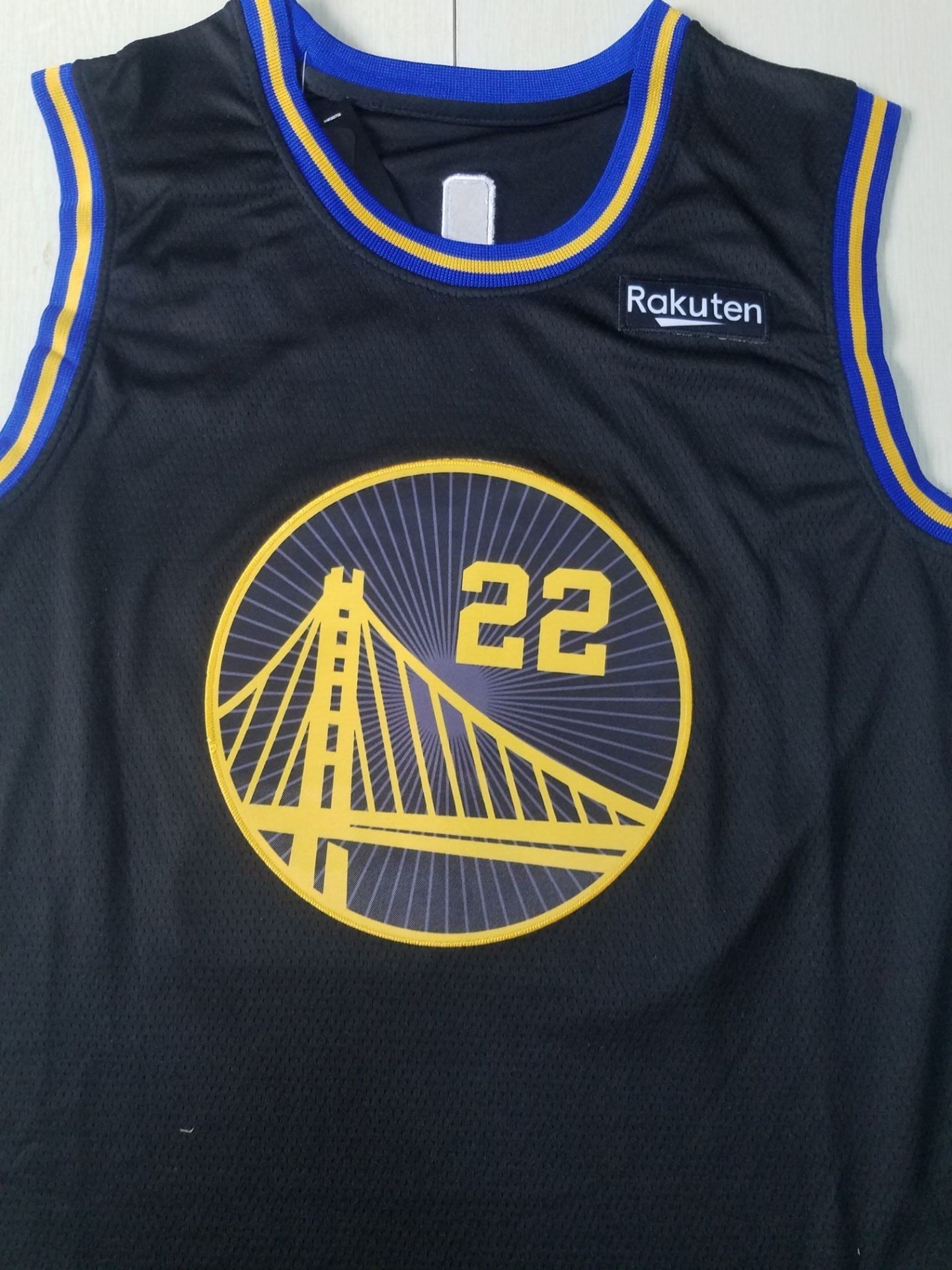 Men's Golden State Warriors Andrew Wiggins #22 City Edition Black Classic Jersey