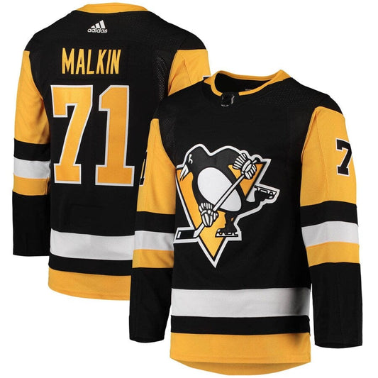 Pittsburgh Penguins Evgeni Malkin adidas Black Home Primegreen Authentic Pro Player-Trikot für Herren