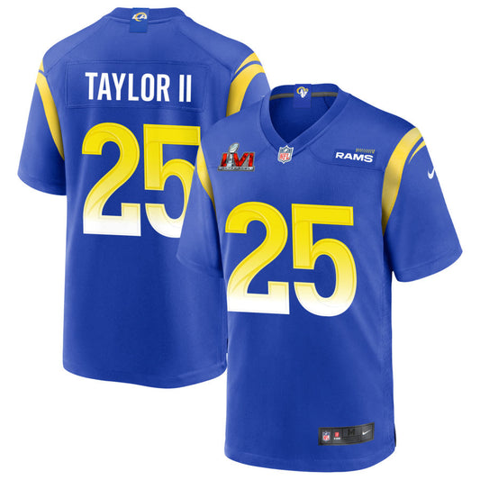 Jason Taylor II Los Angeles Rams Nike Super Bowl LVI Game Jersey - Royal