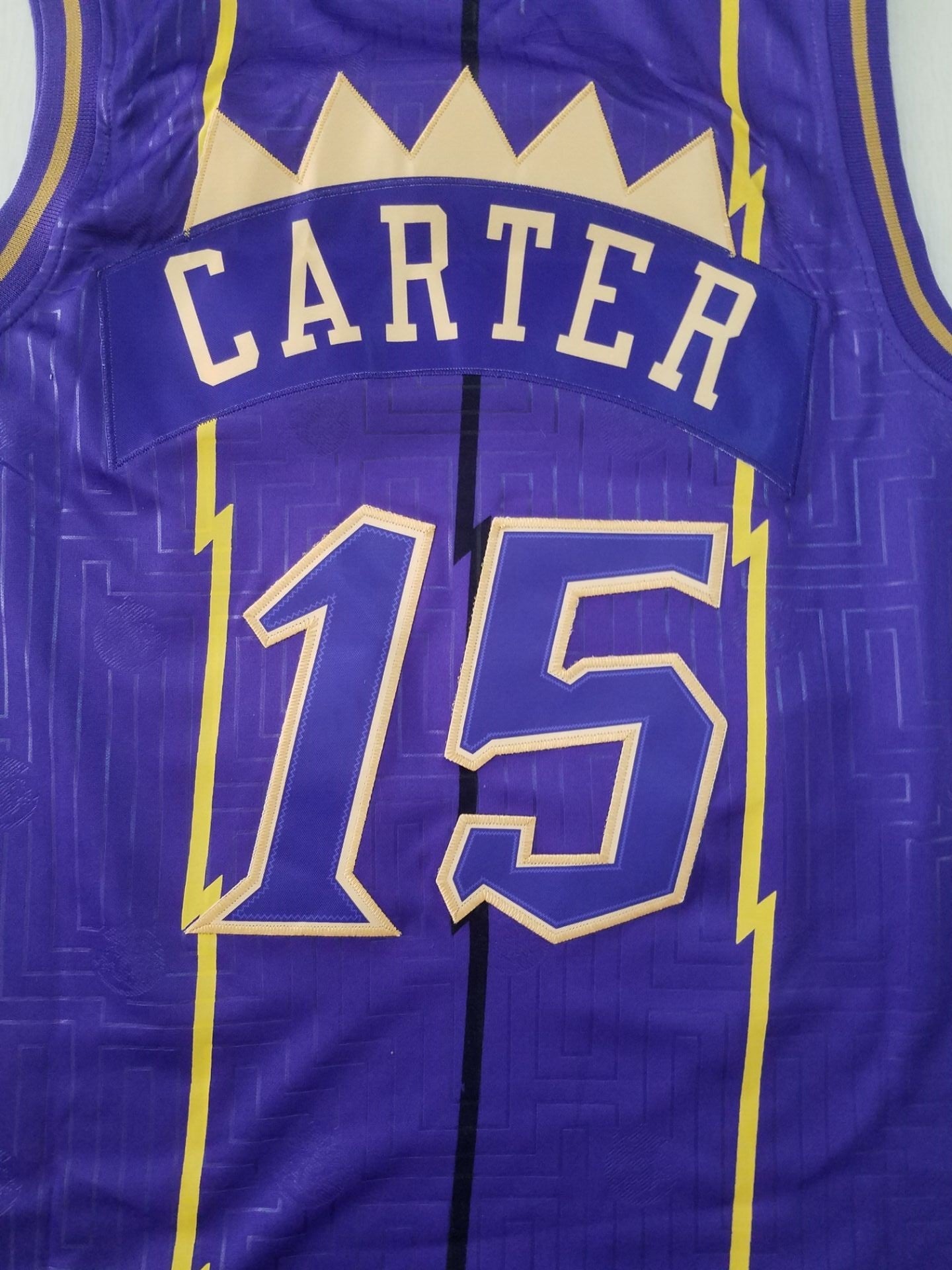 Men's Toronto Raptors Vince Carter 1998-99 Purple Hardwood Classics Swingman Jersey