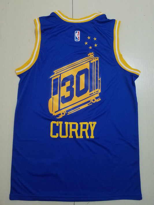 Men's Golden State Warriors Stephen Curry Blue 2020/21 Jersey - Classic Edition