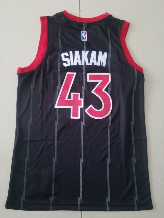 Men's Toronto Raptors Pascal Siakam Black 2020/21 Swingman Jersey