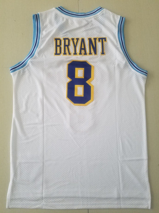 Authentisches Herren-Trikot der Los Angeles Lakers Kobe Bryant 1996–97 in Weiß der Hardwood Classics