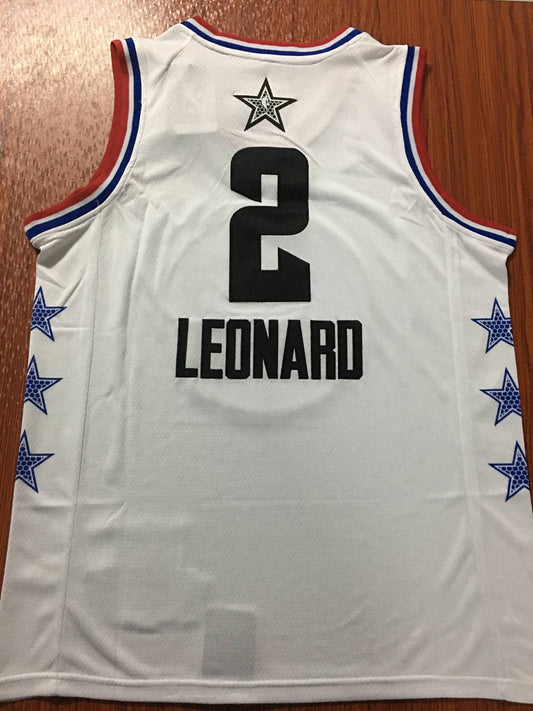 Men's Toronto Raptors Kawhi Leonard White ALL STAR Swingman Player Jersey