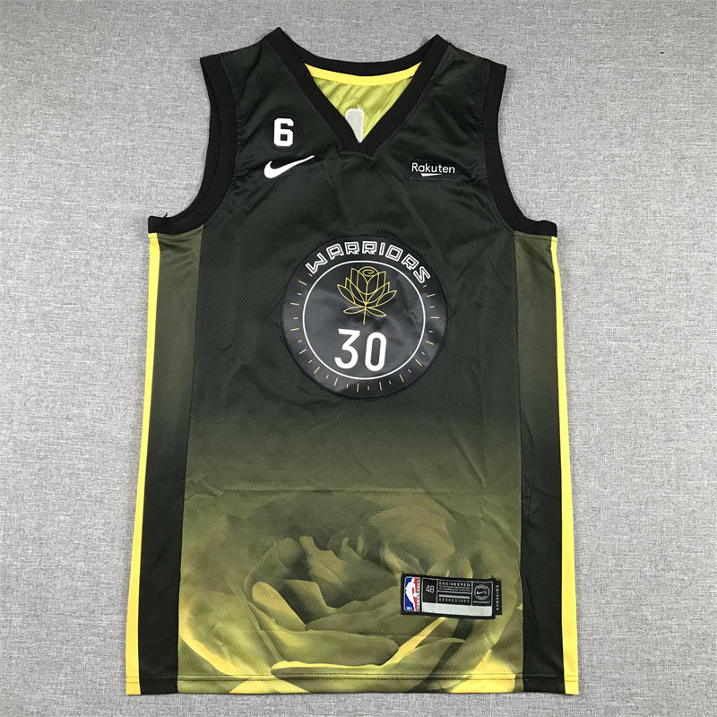 Stephen Curry #30 Black 2022/23 Swingman-Trikot der Golden State Warriors für Herren – City Edition