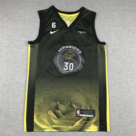 Men's Golden State Warriors Stephen Curry #30 Black 2022/23 Swingman Jersey - City Edition