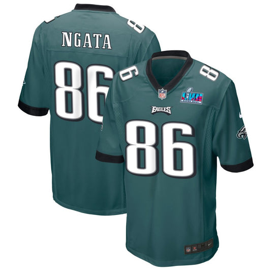 Joseph Ngata Philadelphia Eagles Nike Super Bowl LVII Game Jersey - Midnight Green