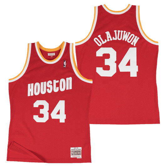 Hakeem Olajuwon Houston Rockets Throwback Jersey