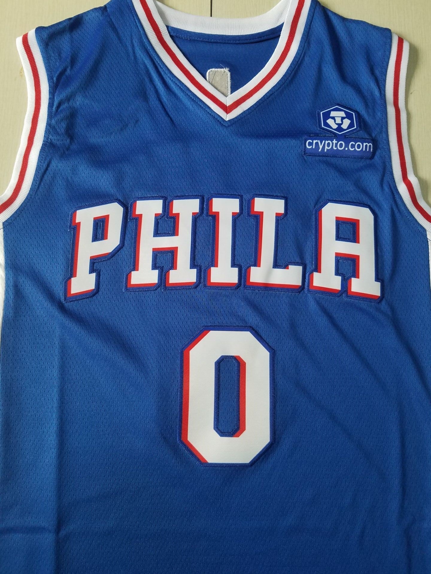 Men's Philadelphia 76ers Tyrese Maxey Blue 2020/21 Fast Break Replica Jersey