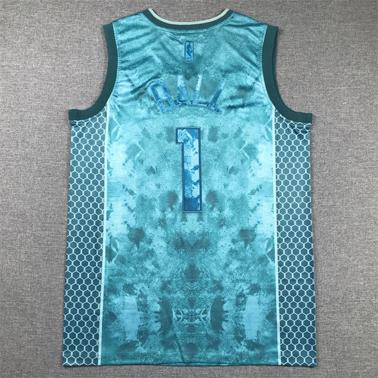 Charlotte Hornets LaMelo Ball #1 Teal Select Series Swingman-Trikot für Herren