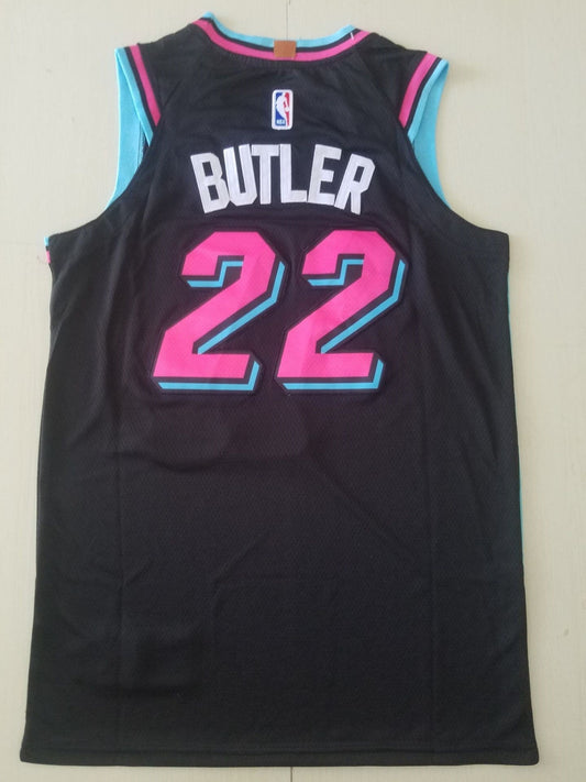 Miami Heat Jimmy Butler #22 NBA Swingman-Trikot für Herren in Schwarz