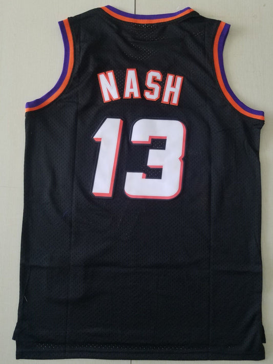 Phoenix Suns Steve Nash Black 1996–97 Hardwood Classics Swingman-Trikot für Herren