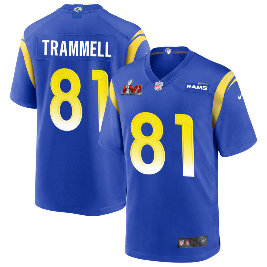 Austin Trammell Los Angeles Rams Nike Super Bowl LVI Spieltrikot – Royalblau