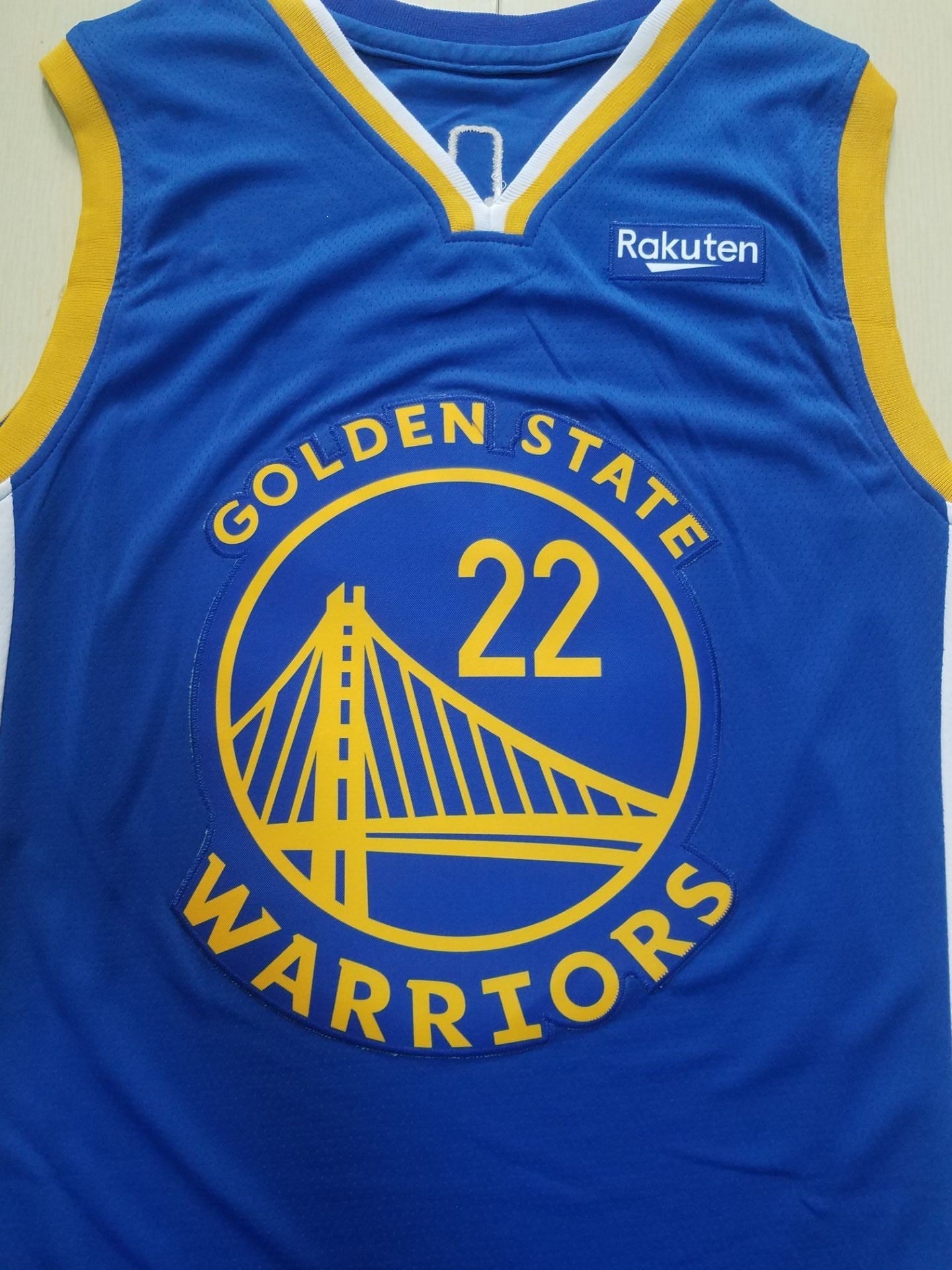 Herren-Replica-Trikot der Golden State Warriors Andrew Wiggins 2020/21 Fast Break